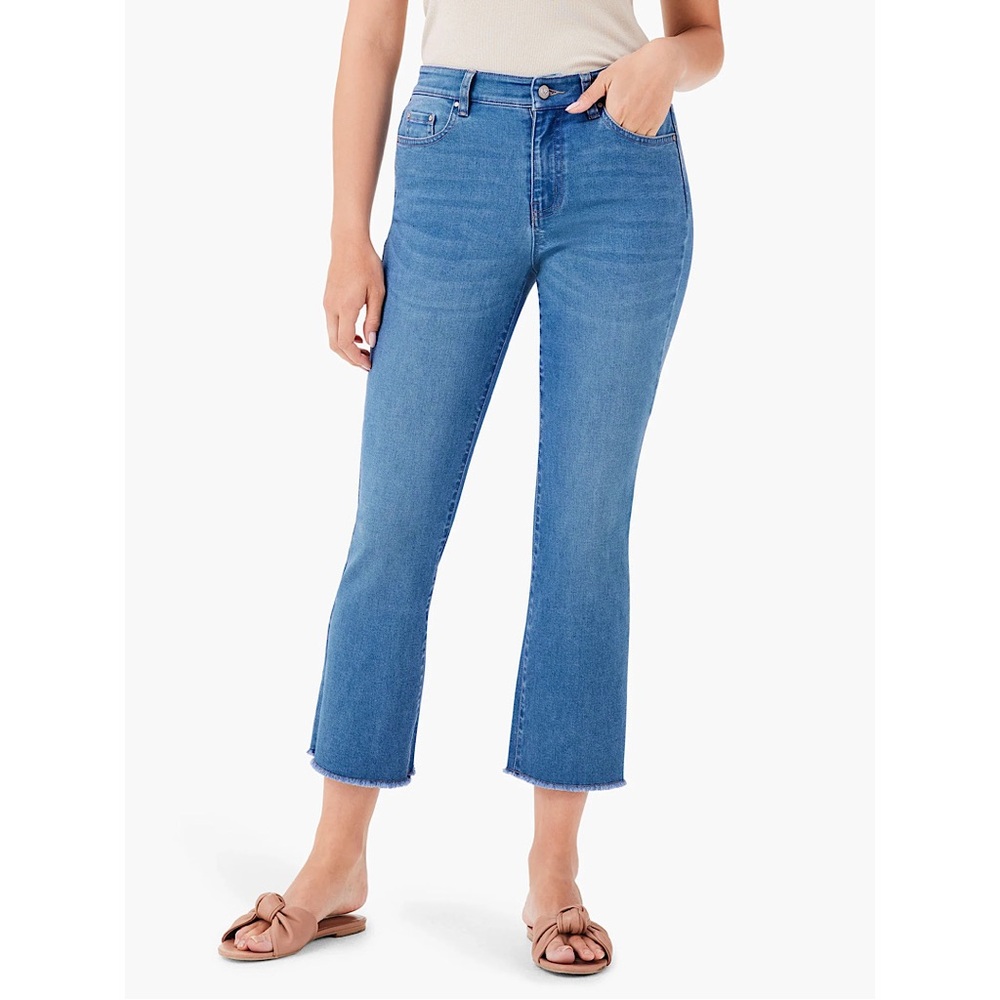 Nic+Zoe 26" MID RISE DEMI BOOT JEANS Horizon Wash‎ 33